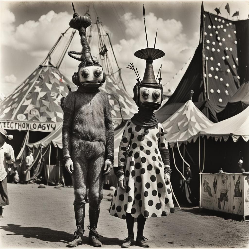 Alien Tech at the Carnival: Surreal Photography