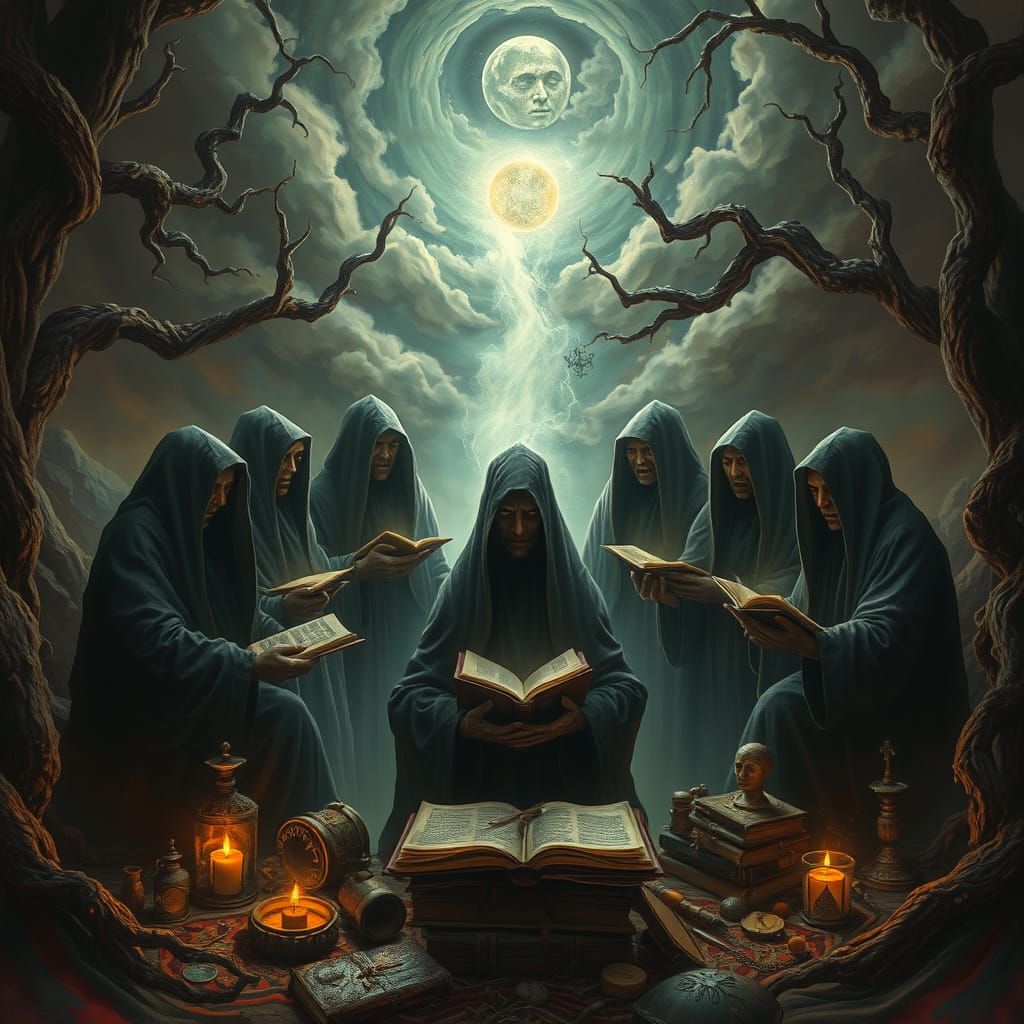 Mysterious Figures Scorn the Viewer in a Haunting, Ethereal ...