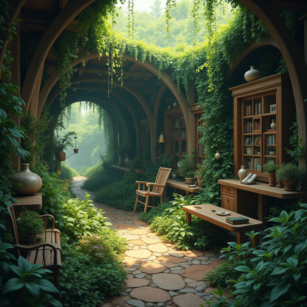 Lush Interior: A Botanical Abode in Unreal Engine 5