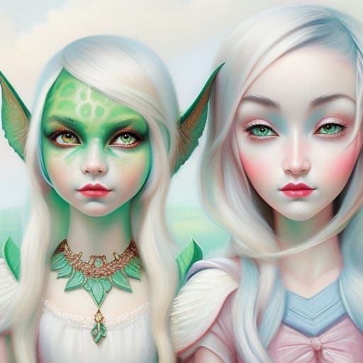 Goblin Girl and Her Human Friend