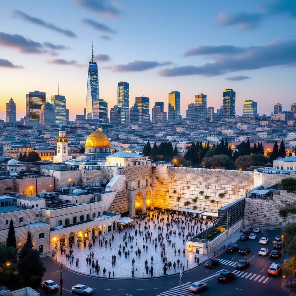 Surreal Transformation: New York to Jerusalem