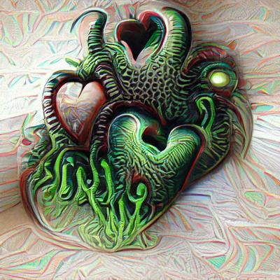 Lovecraftian Heart in Anatomical Detail