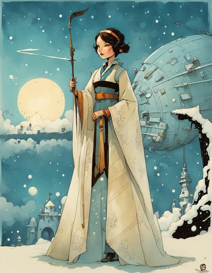 AI Interpretation of Brian Kesinger's Style