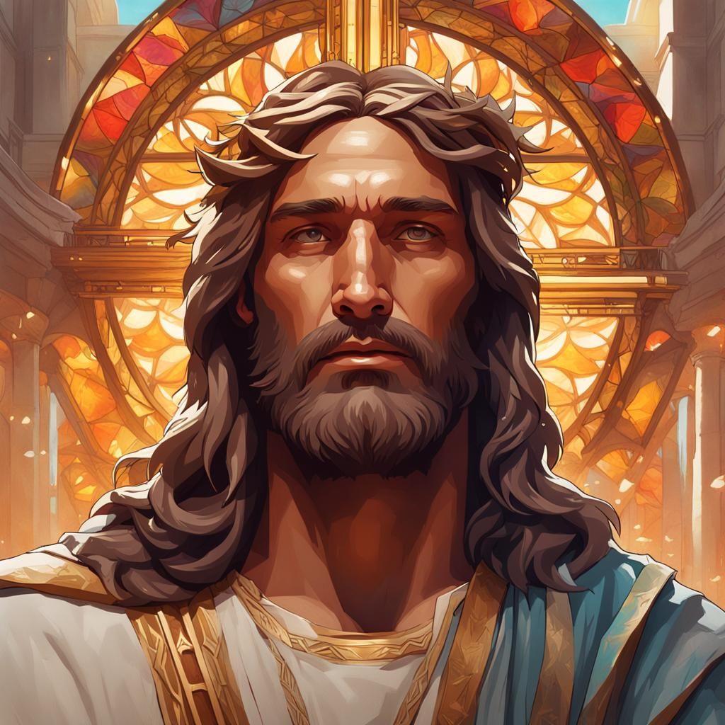 Hyperrealistic Portrait of Jesus Christ