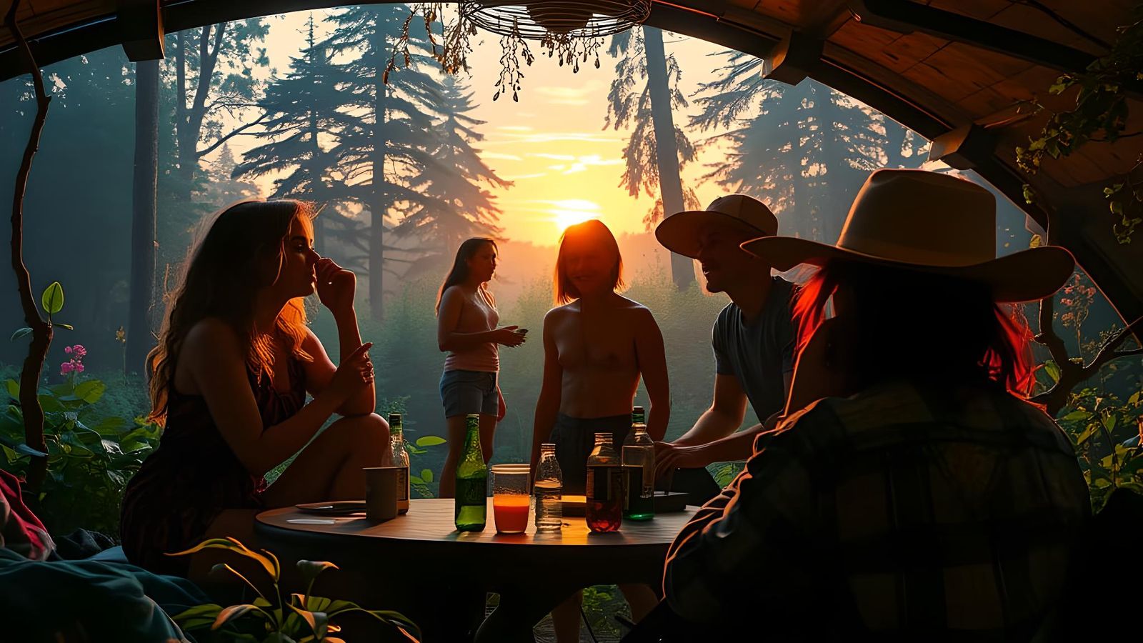 Psy-Fi Rave in a Dutch Golden Age Garden