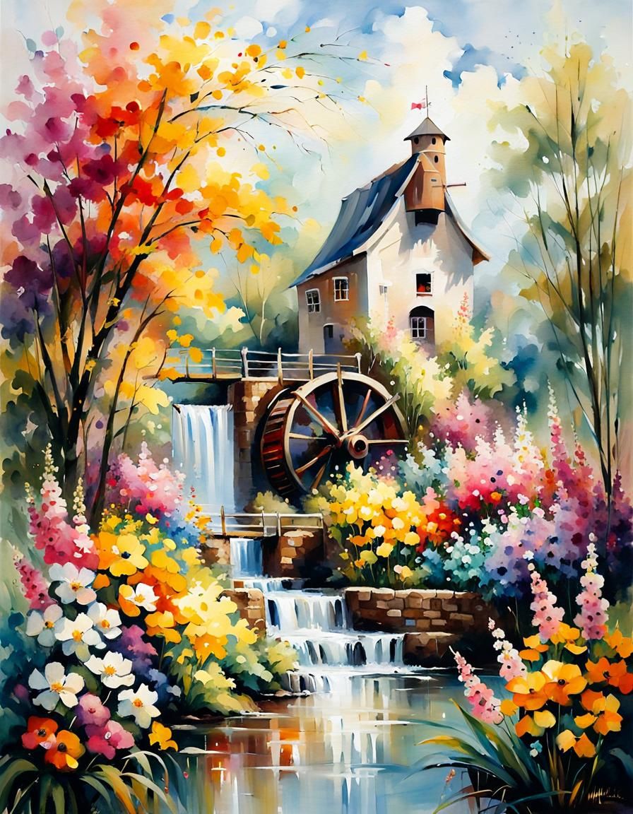 A dreamlike world of spring.....