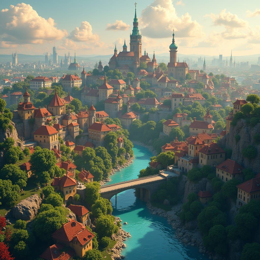 Stockholm Reimagined as a Minecraft World