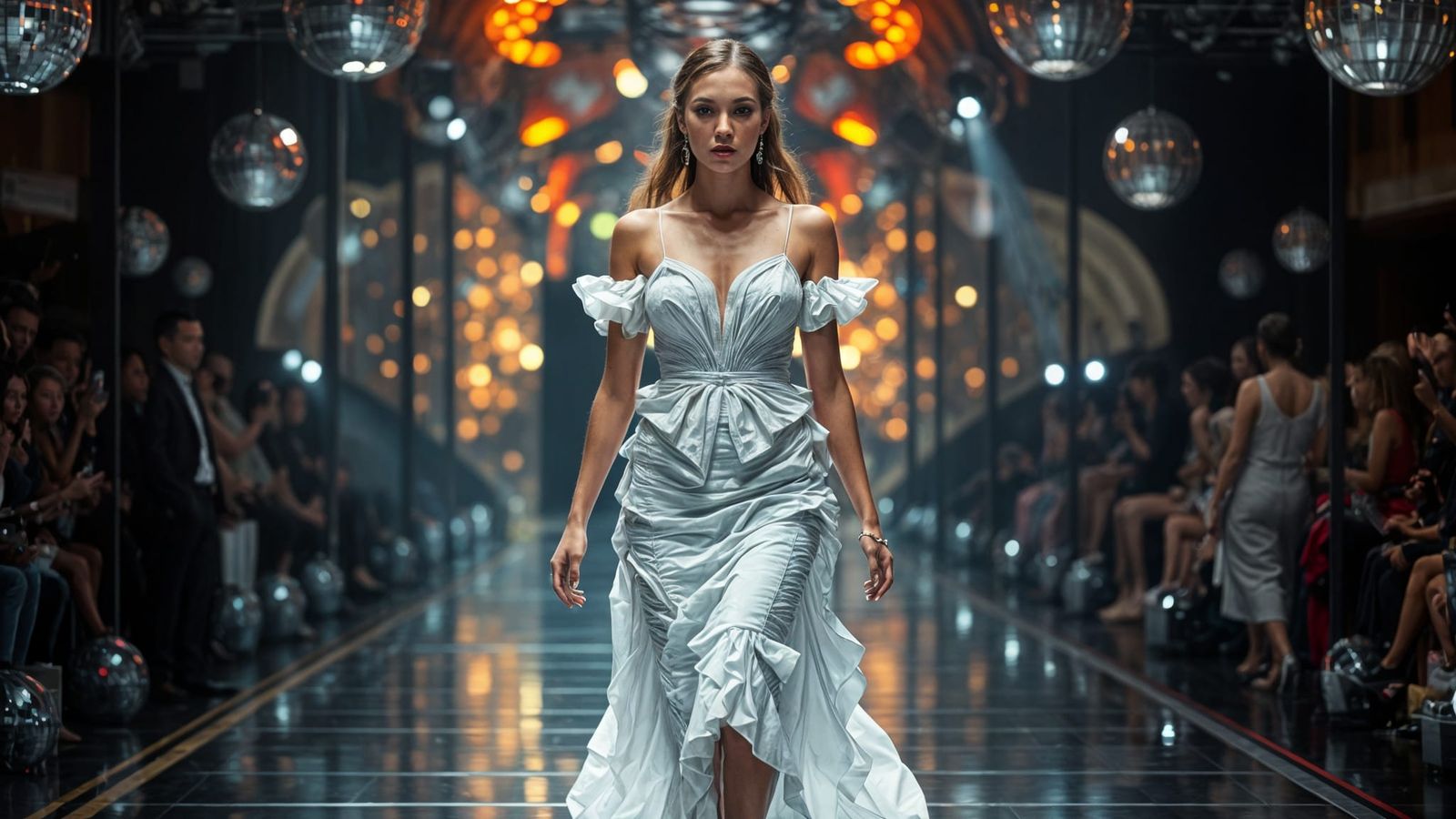 Disco Era Paper Fashion Masterpiece