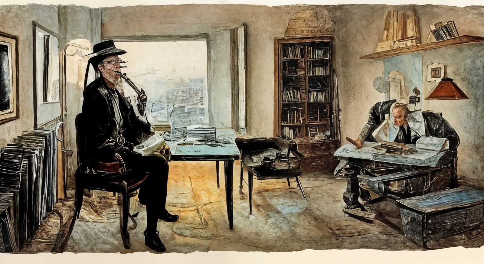 Portrait of Sci-Fi Author Kilgore Trout