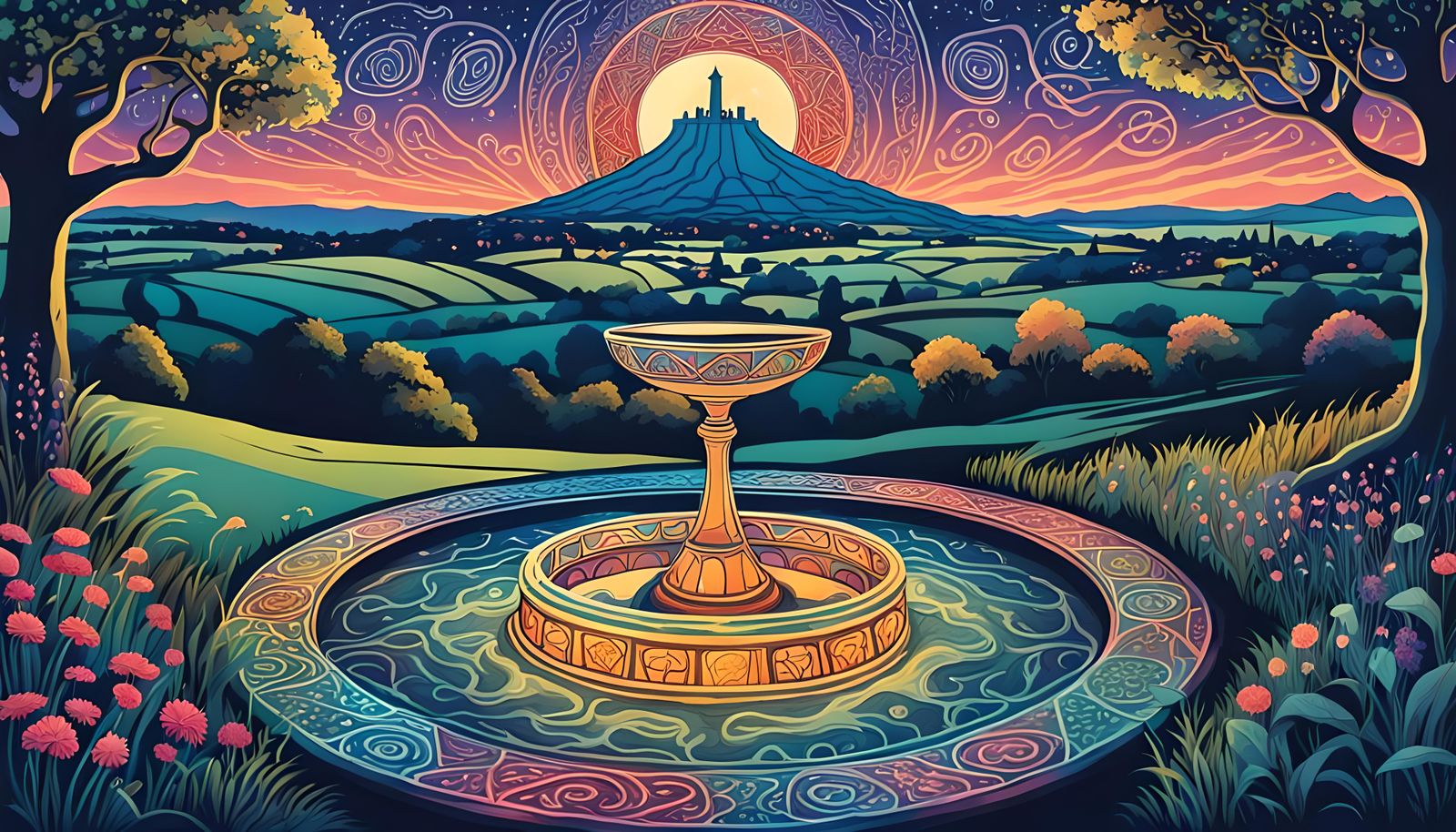 Chalice Well in Glastonbury