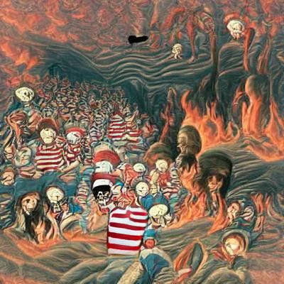 Where's Waldo Hidden in a Hellscape