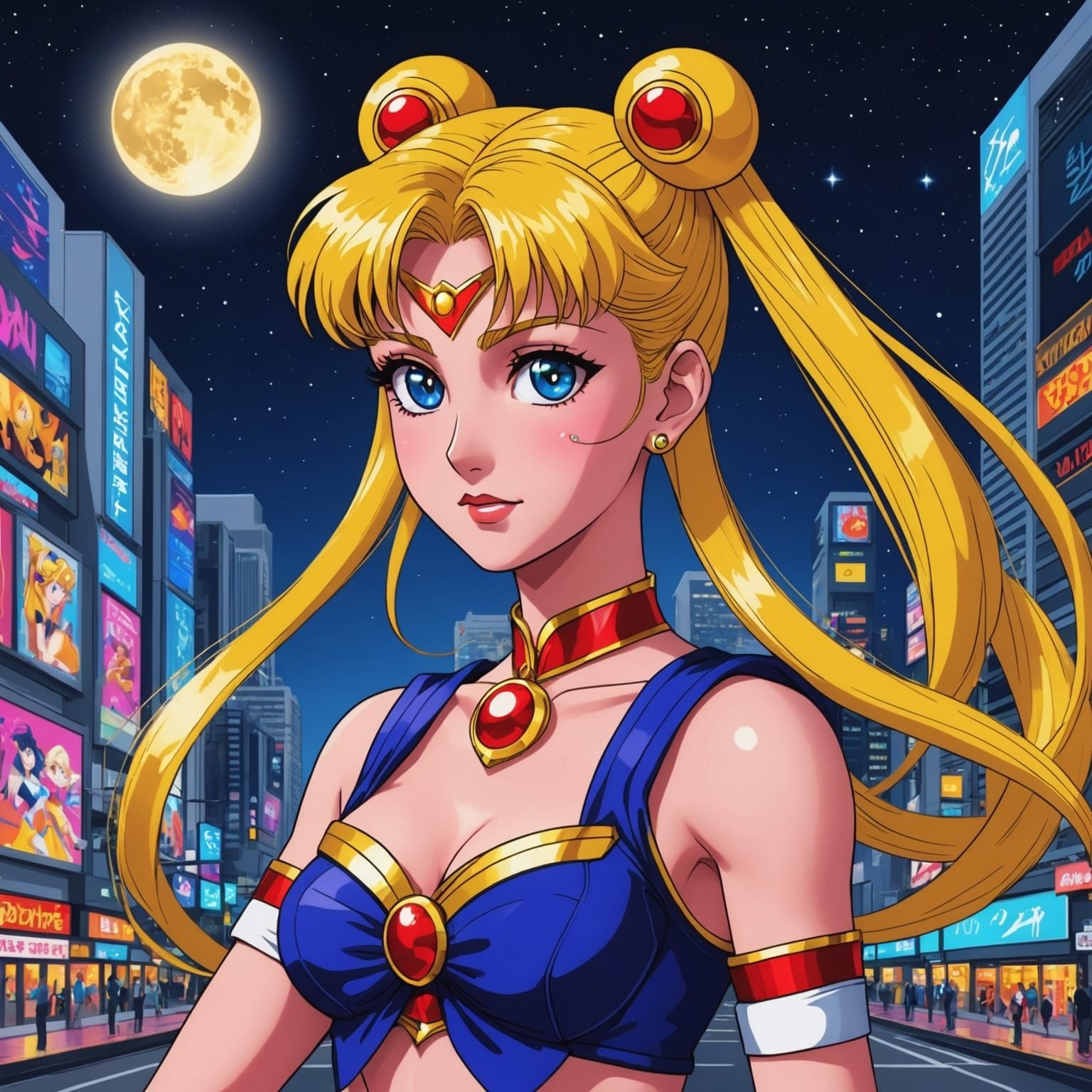 Sailor Moon as 8-bit Guardian of Love