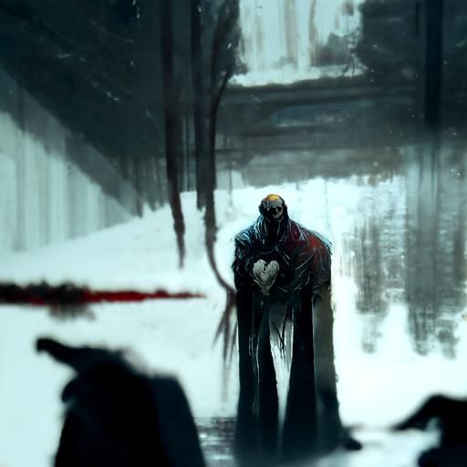 Sinister Angst in Dark Fantasy Style