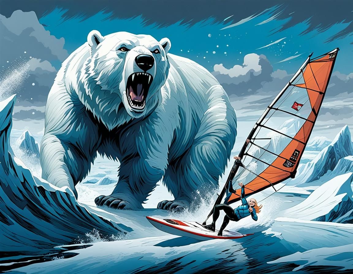 Killer Frost Windsurfing Adventure in Arctic