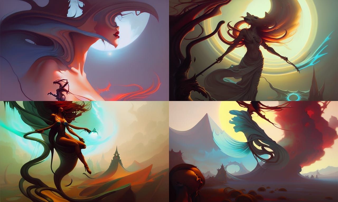 Ethereal Fantasy Art in Peter Mohrbacher Style