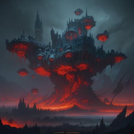 Detailed Matte Painting of Persephone in Fantasy Style