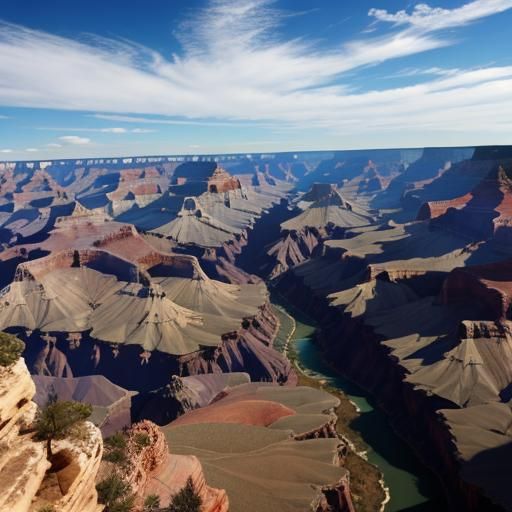 AI Generated Image of the Grand Canyon