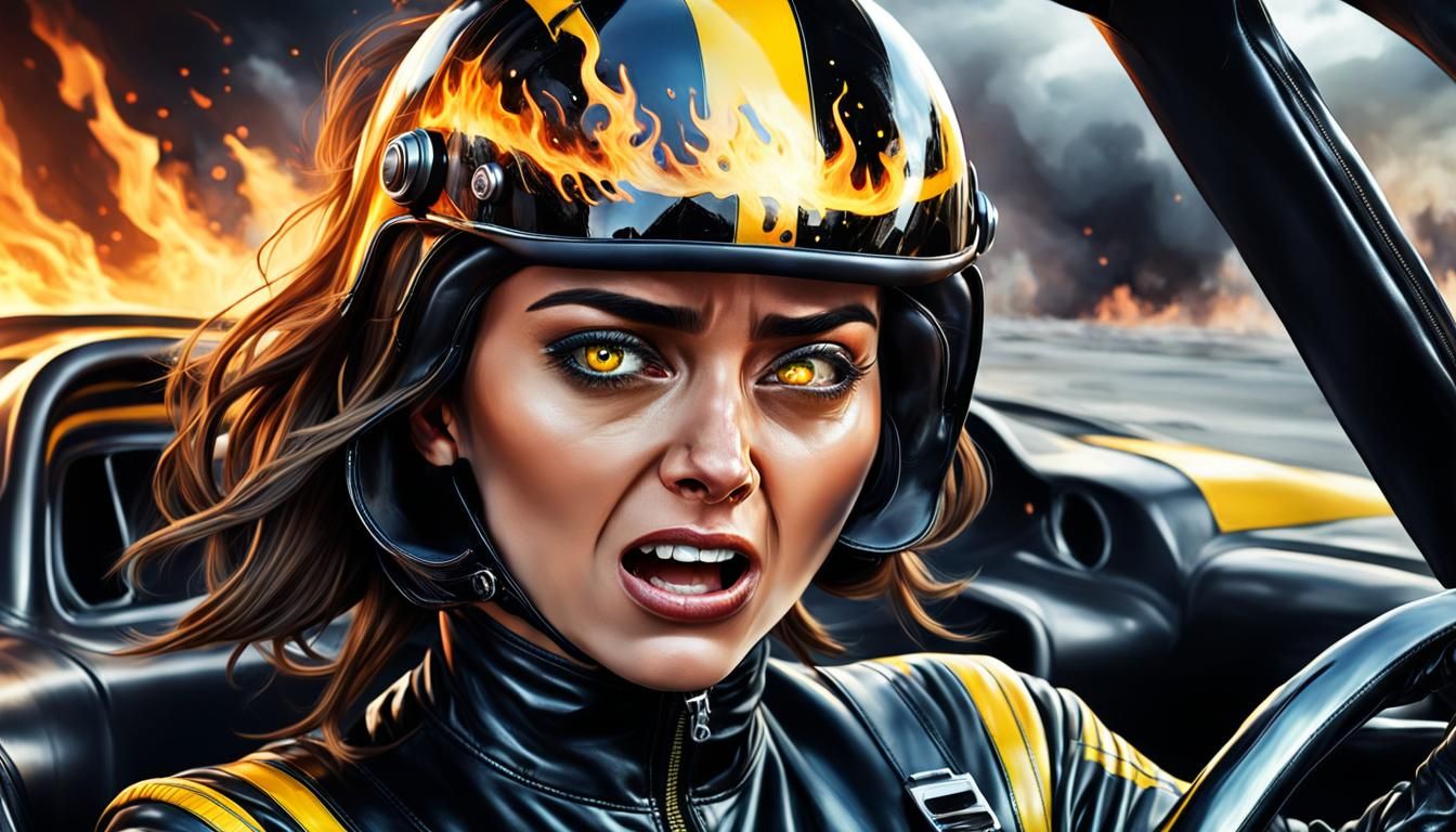 Fiery Crash: A Race Car Driver's Terror