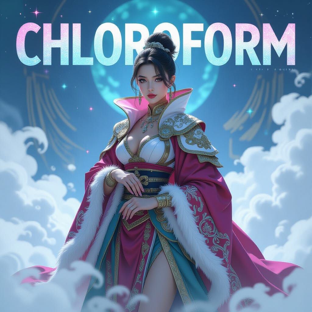 Fantasy Girl in Celestial Land as Splash Art