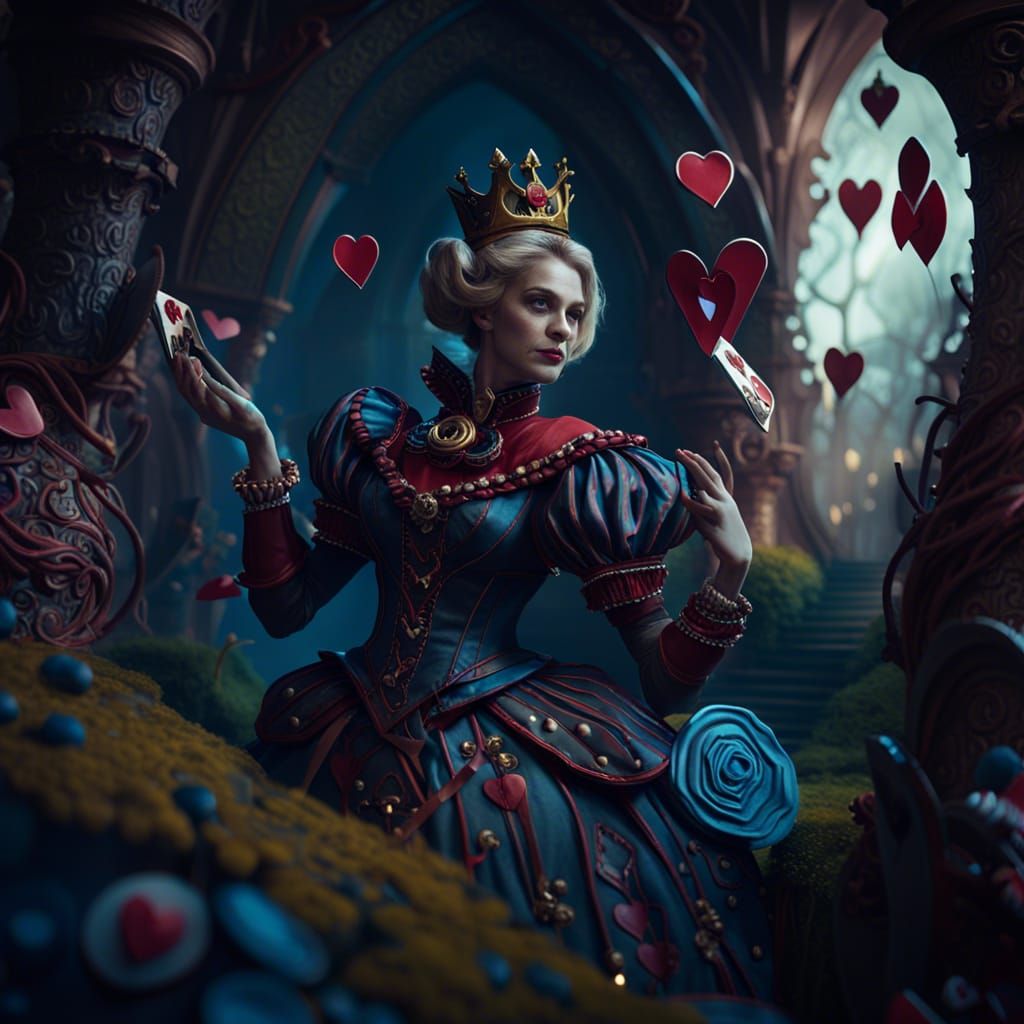 Queen of Hearts: Detailed Matte Painting