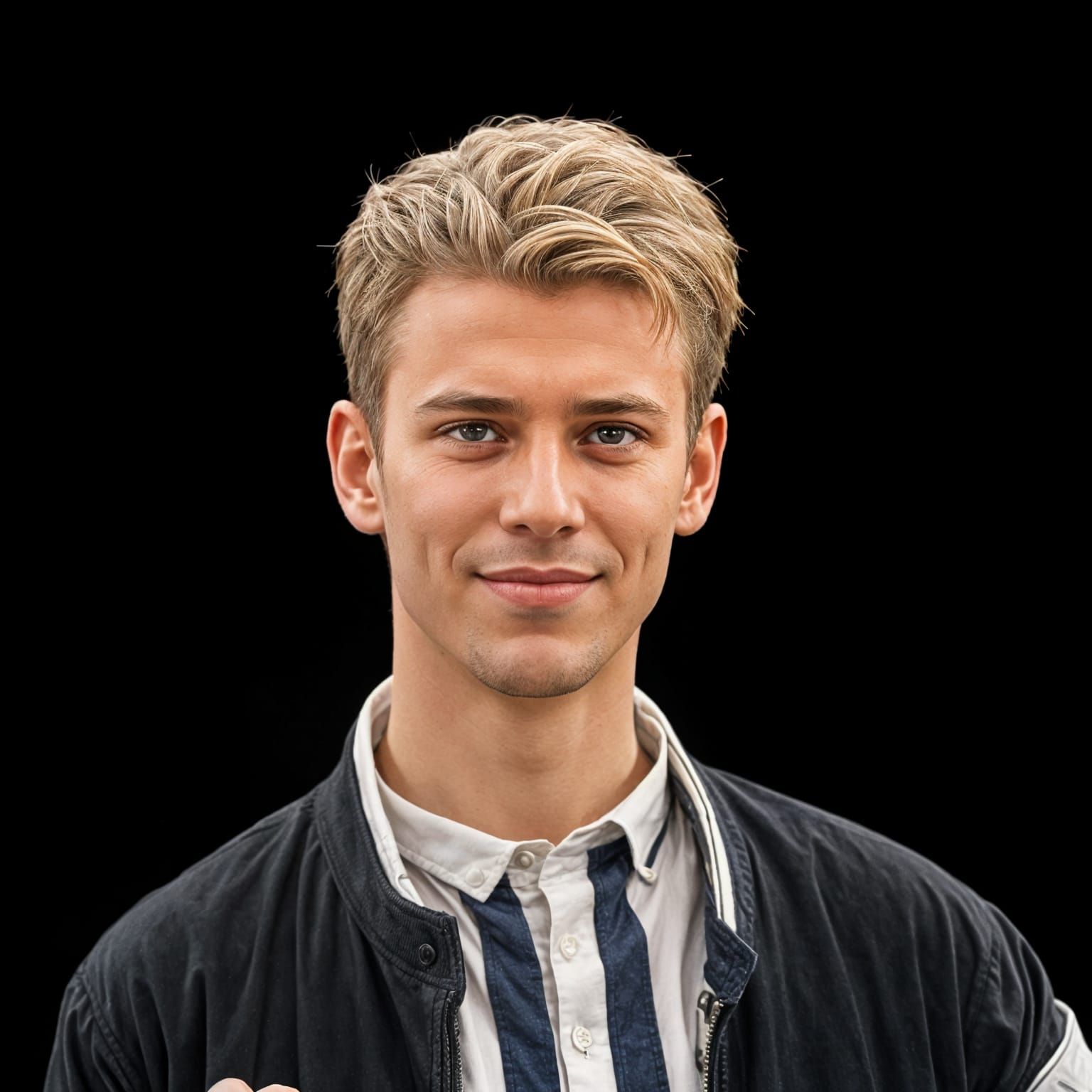 Handsome DJ Mixing Tracks with Energy