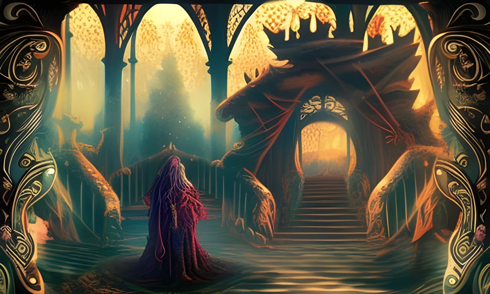 Fantasy Wizard of a Thousand Kings: 8K Art