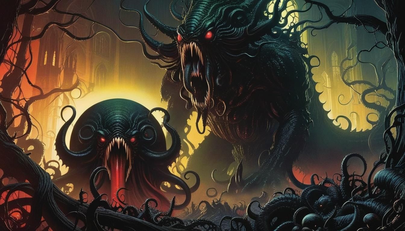 Lovecraftian Horror Emerges from Gothic Darkness