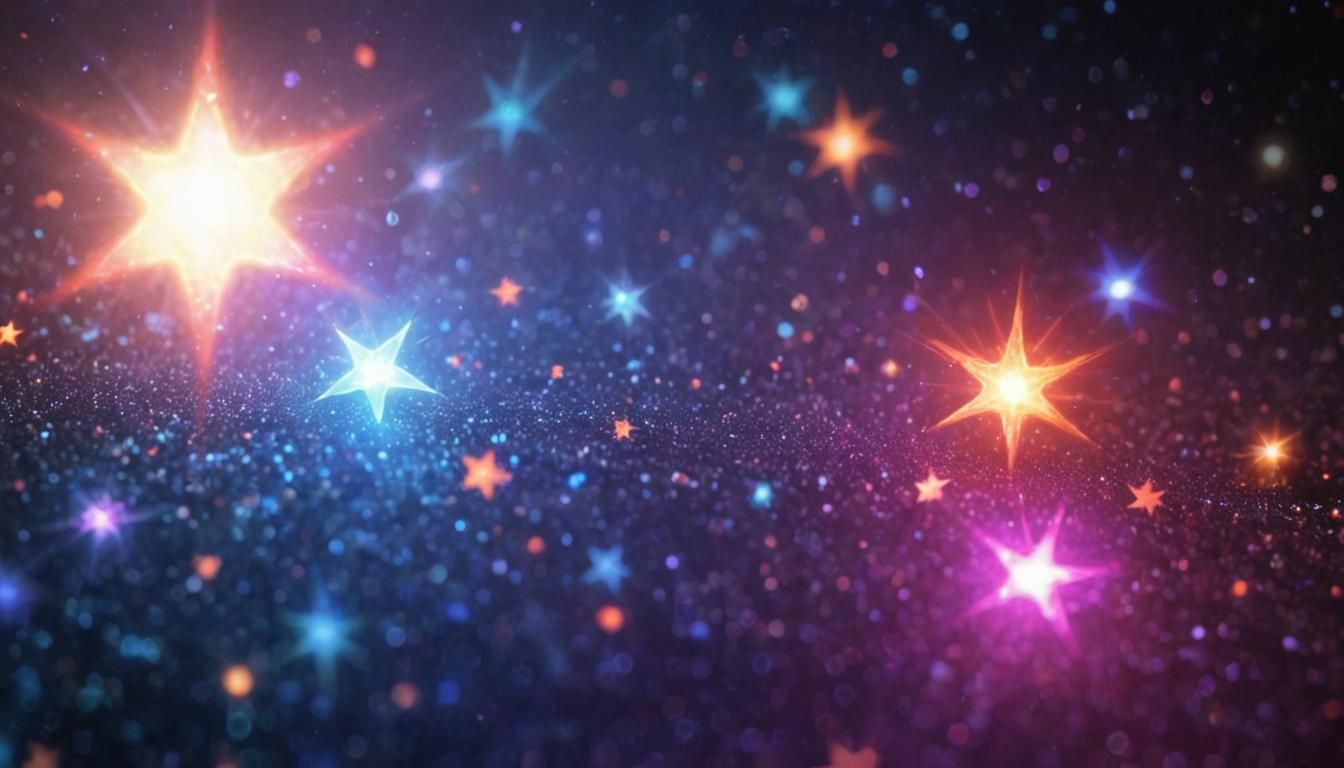 Ethereal Star Clusters in Translucent Color