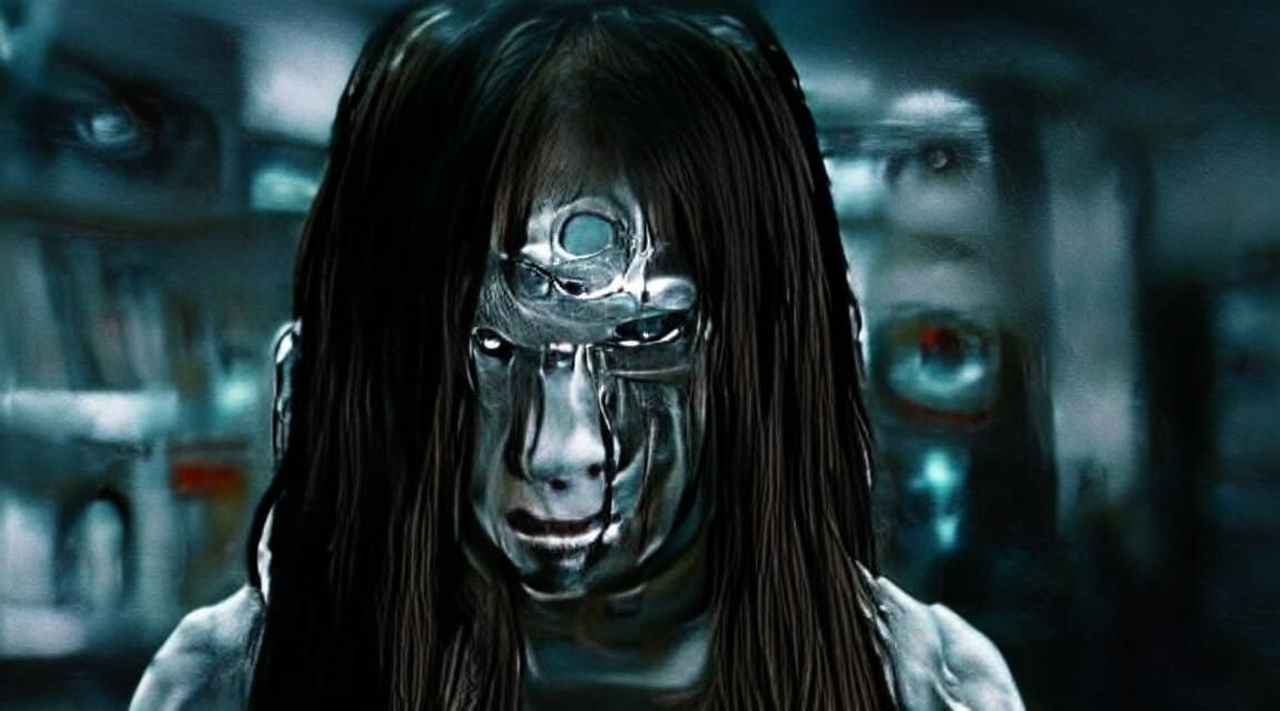 Cyborg Samara from The Ring: AI Art