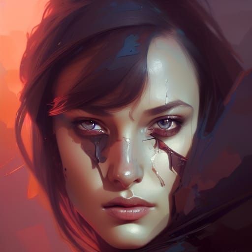 Hyperdetailed Portrait of a Beautiful Woman