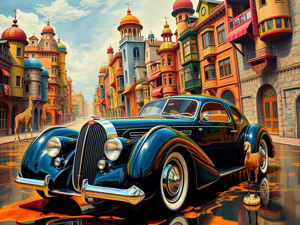 🥈Bugatti Type 57 Atlantic 1938