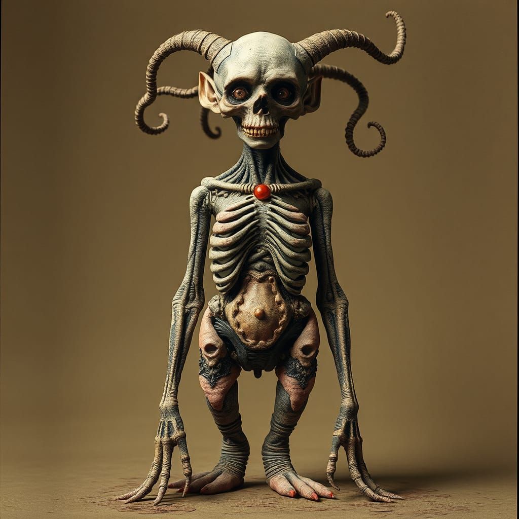 Grotesque Freaks and Oddities in Sinister Style