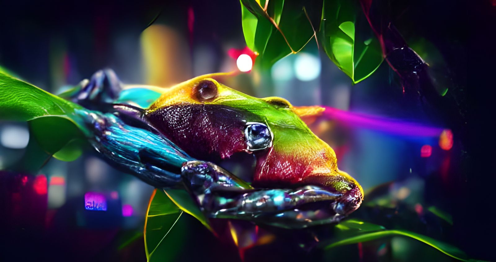 Cyberpunk Tree Frog V2.0