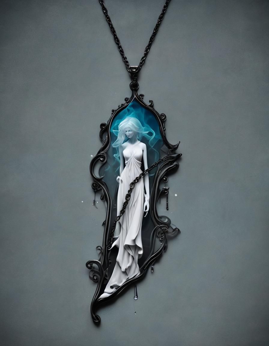 Cursed ghost necklace
