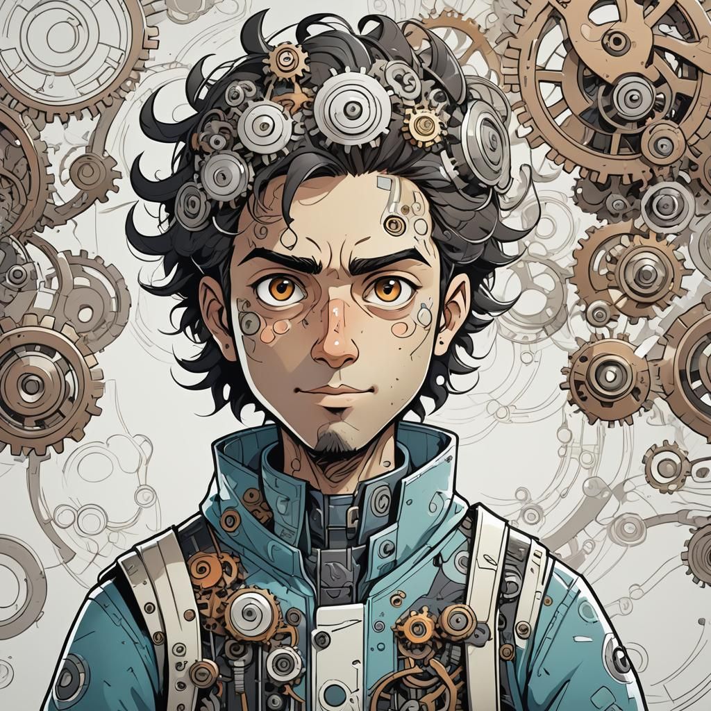 Toonish Character Design of Tabular Raza