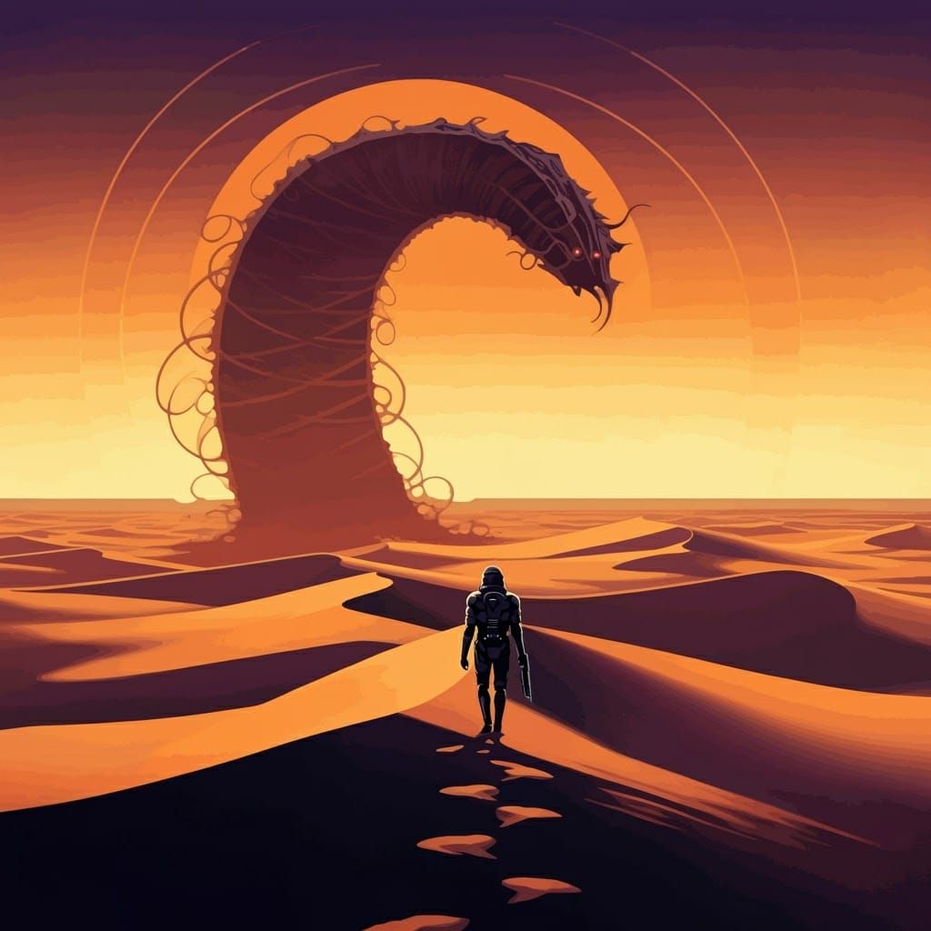 Stylized Dune Cover