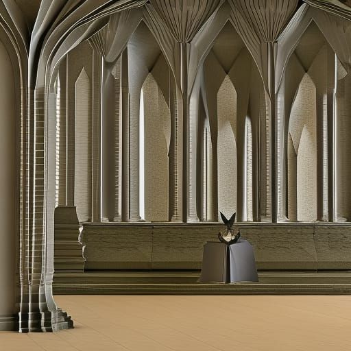 Glenridge Hall Vampire in Origami Style