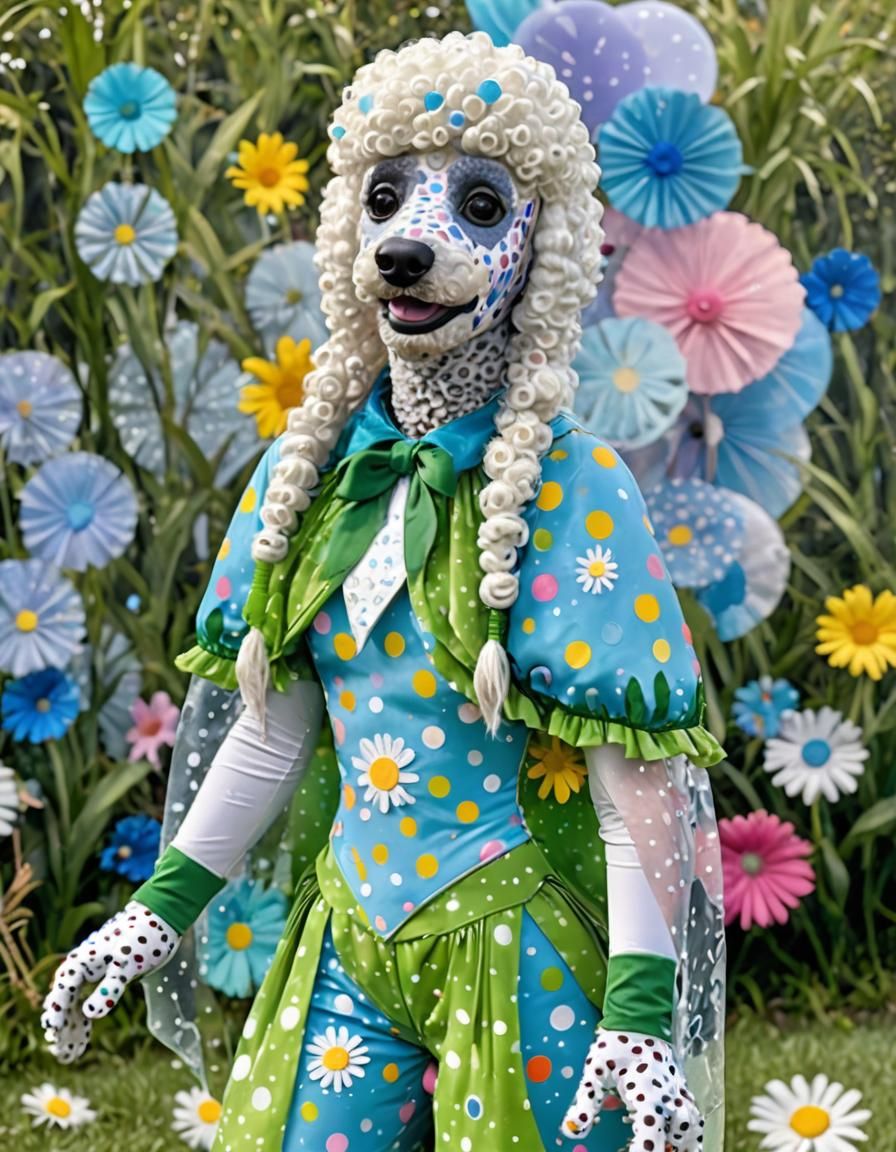 Anna as Poodle in Hyperdetailed Digital Art