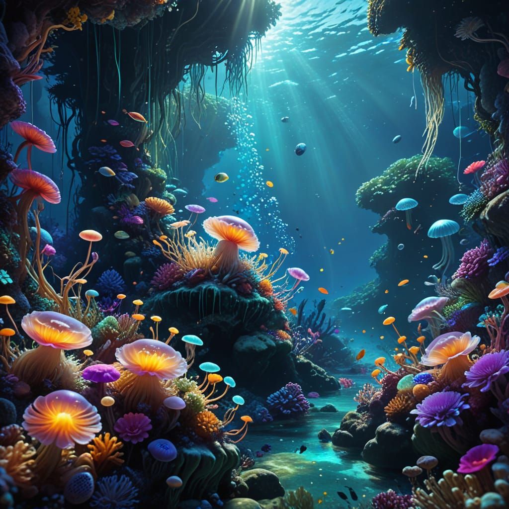 Enchanted Mermaid's Utopian Paradise