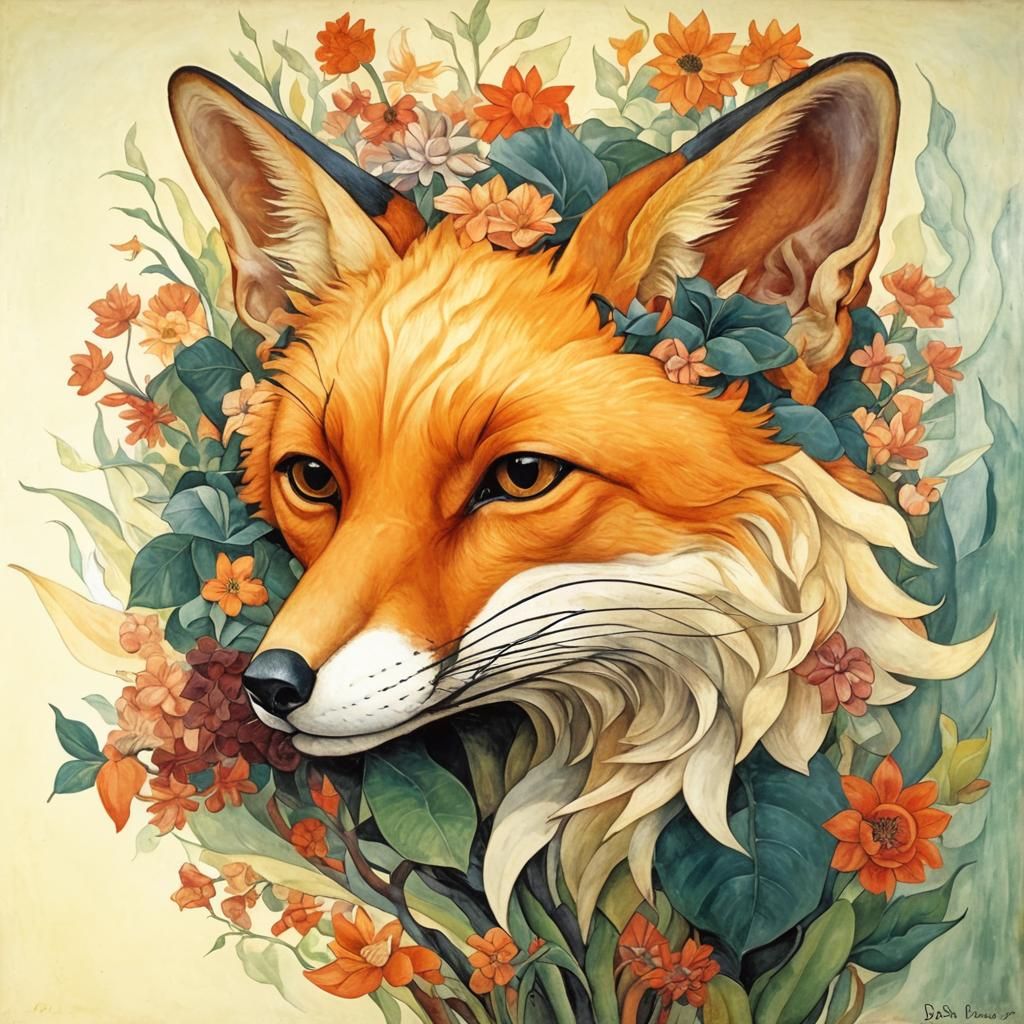 Vibrant Mural in Rivera Style