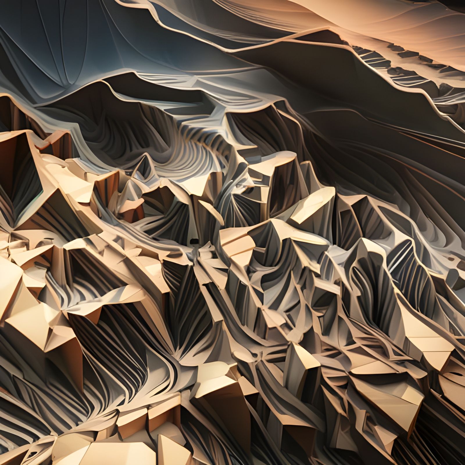 Geometric Abstract in Striking Polychromatic Style