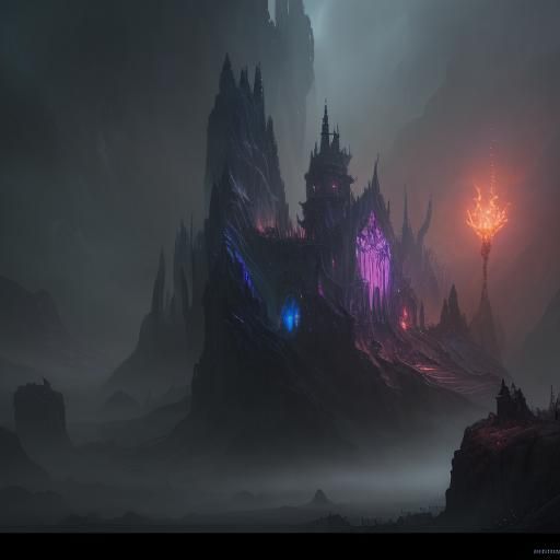 Fantastical Afterlife Concept Art in Deep Color