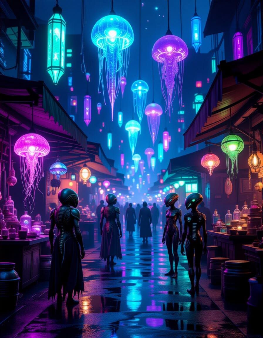 " Alien market "