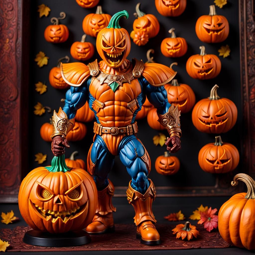 Pumpkin Head Man, the Action Figure