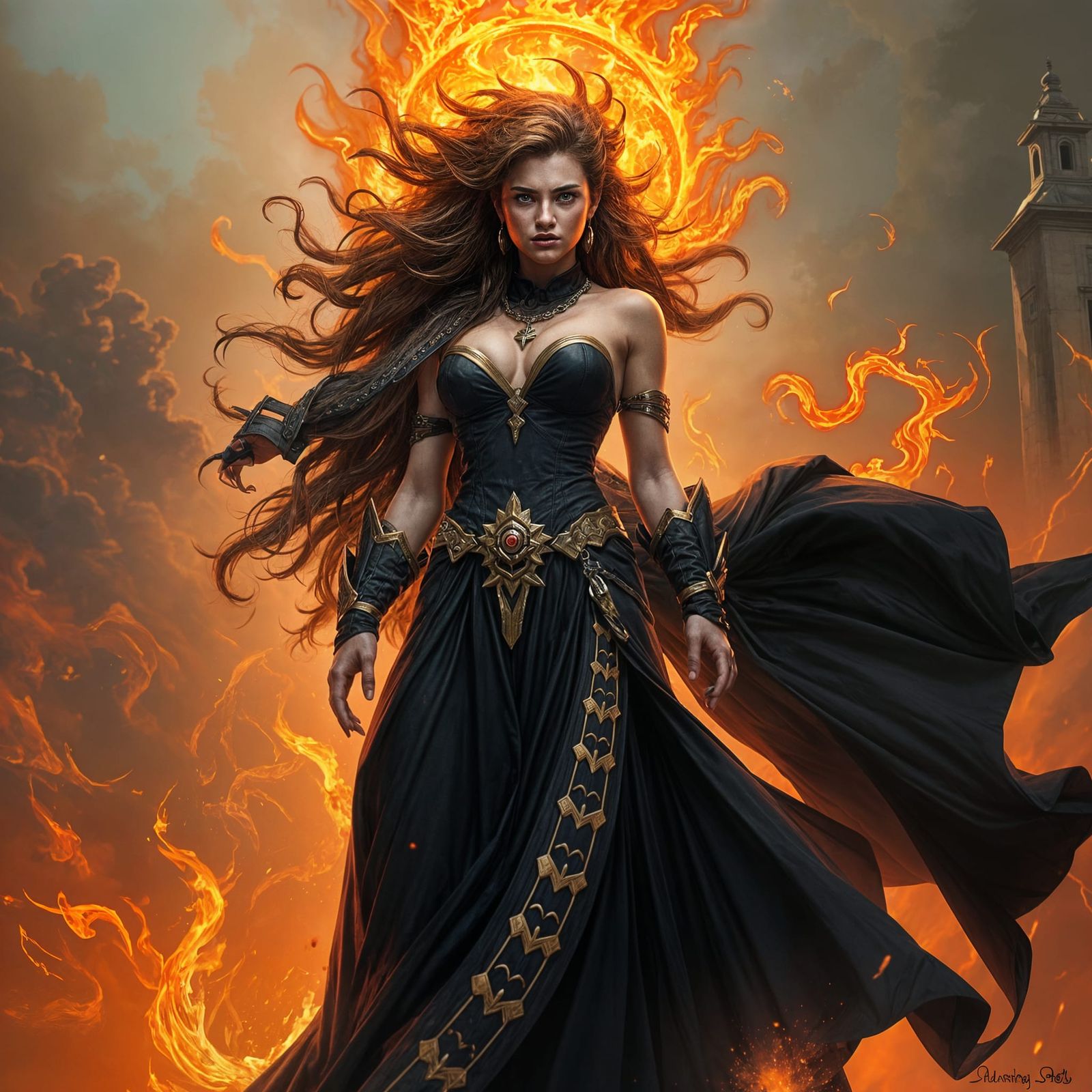 Fierce Goddess Unleashes Fury