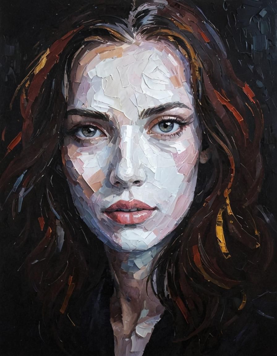 Endomorphic Women: Neo-Impressionist Expressionist Oil Paint...