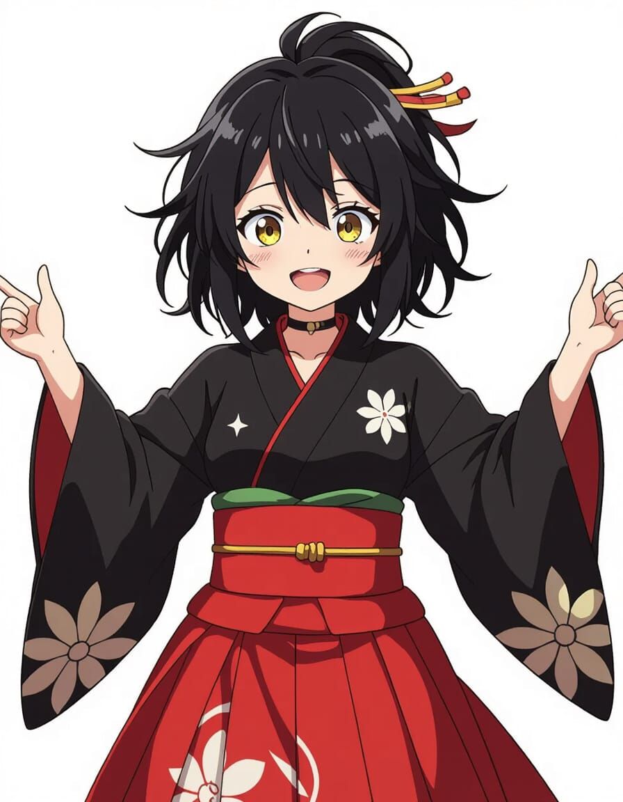 Agnes Tachyon in Kimono with Manic Smile