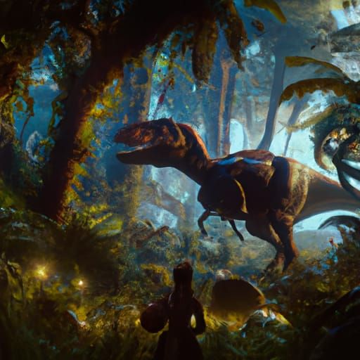 Jurassic Park Masterpiece: Dark Fantasy Concept Art