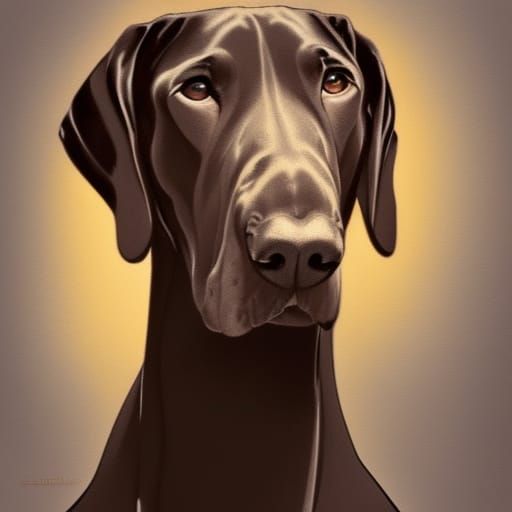 Hyperdetailed Great Dane Portrait in Unreal Engine 5