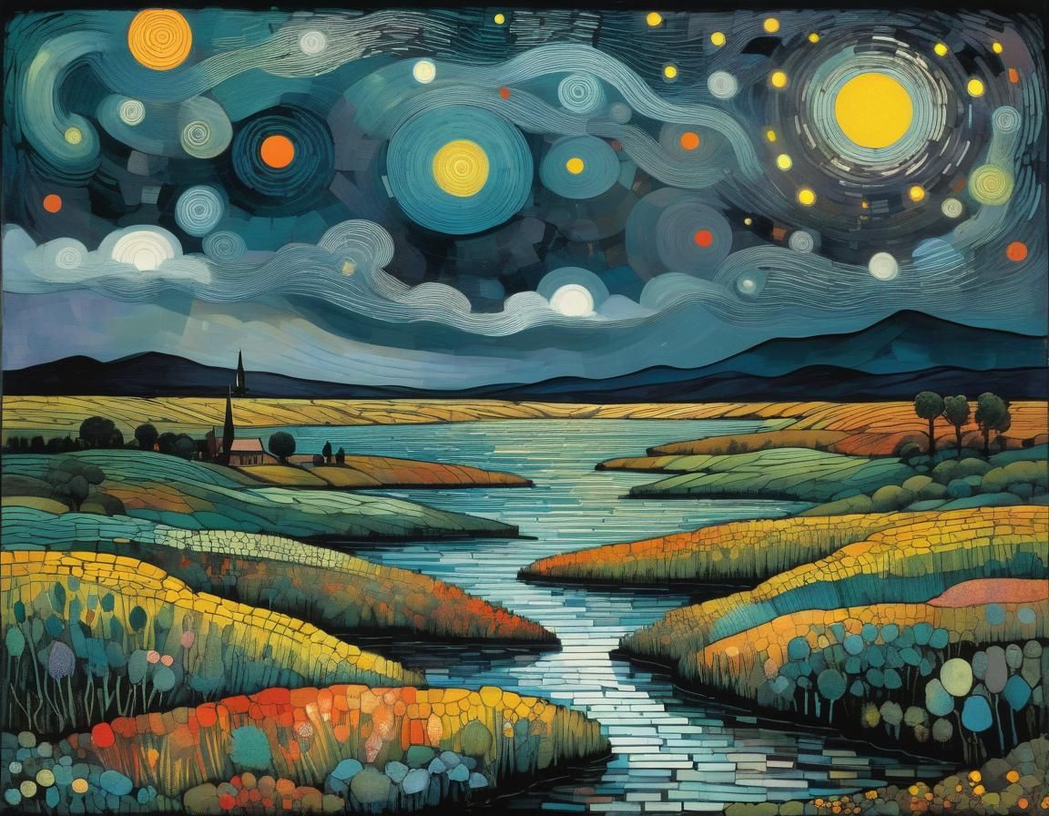 Surreal Landscape: Calm Before the Storm